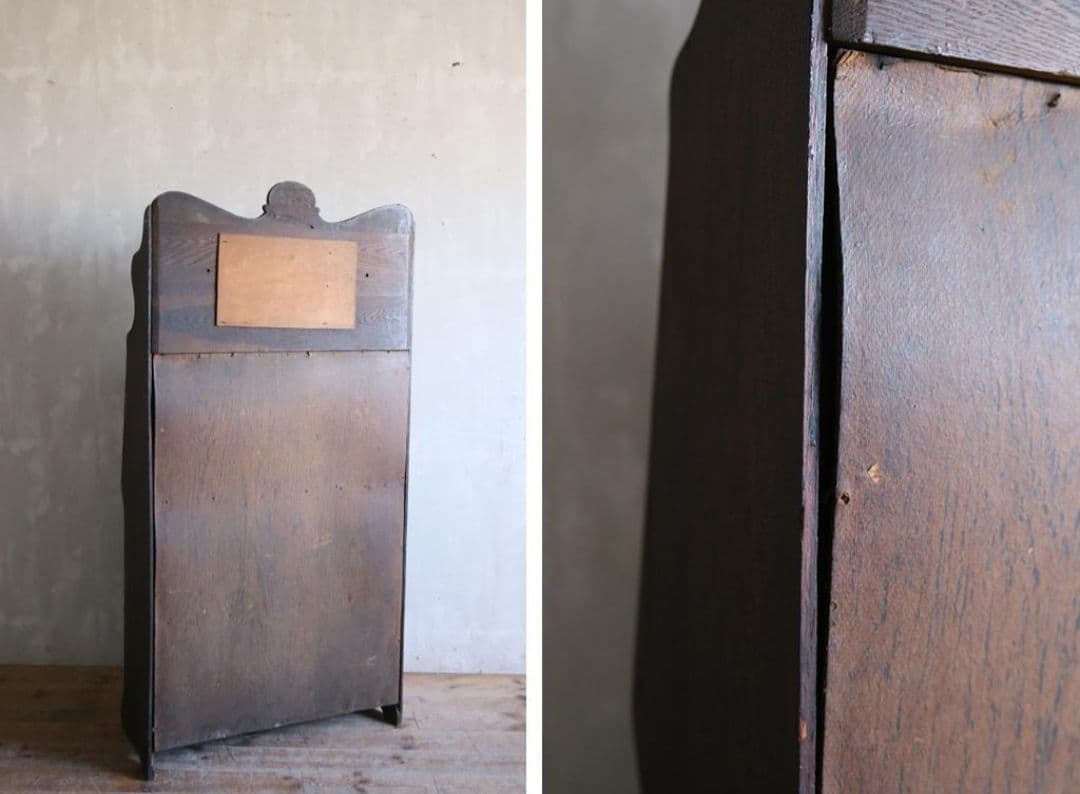 英国アンティーク　ライティングビューロー　勉強机デスク　収納式机