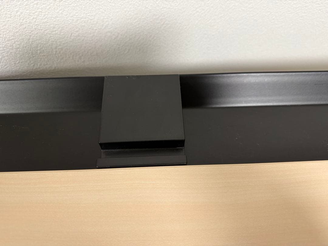 コクヨ LEAN W1200xD600 天板ナチュラル／本体ブラック／引出し無し