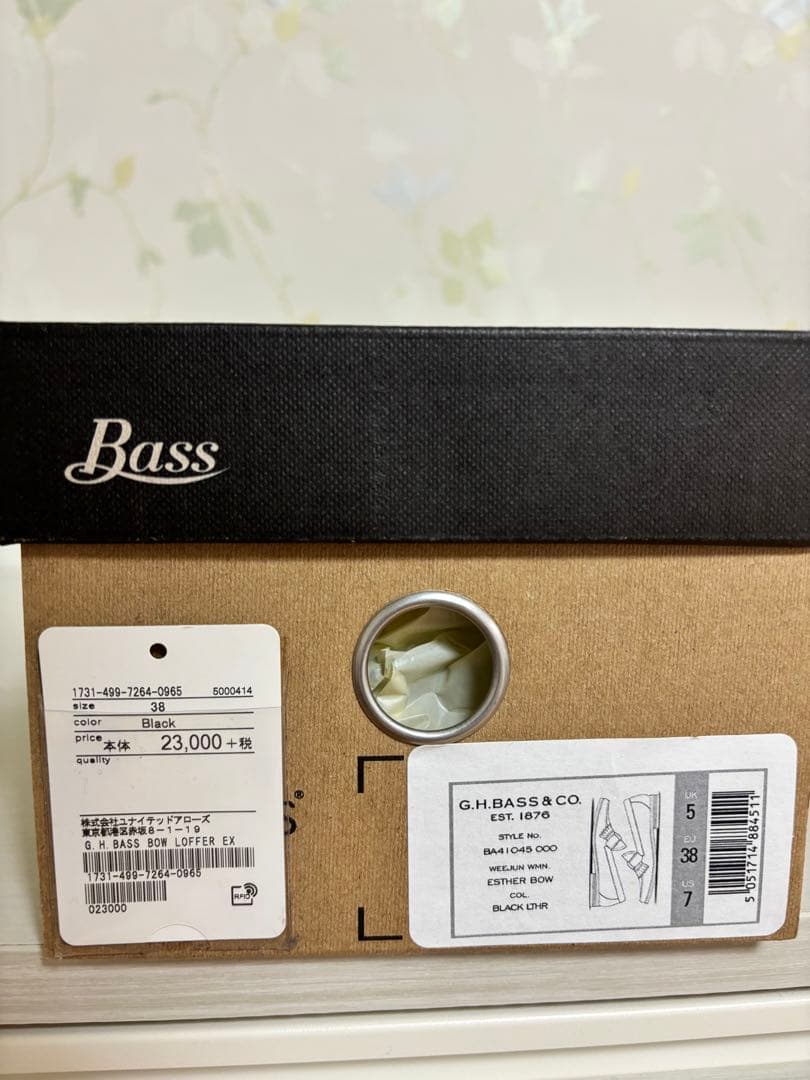 G.H. BASS & CO. WEEJUNS 黒 モカシン 38