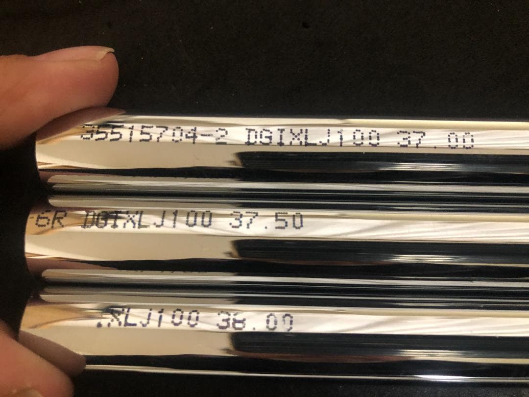 456　D/G　X100/アイアン用シャフト/8本セット