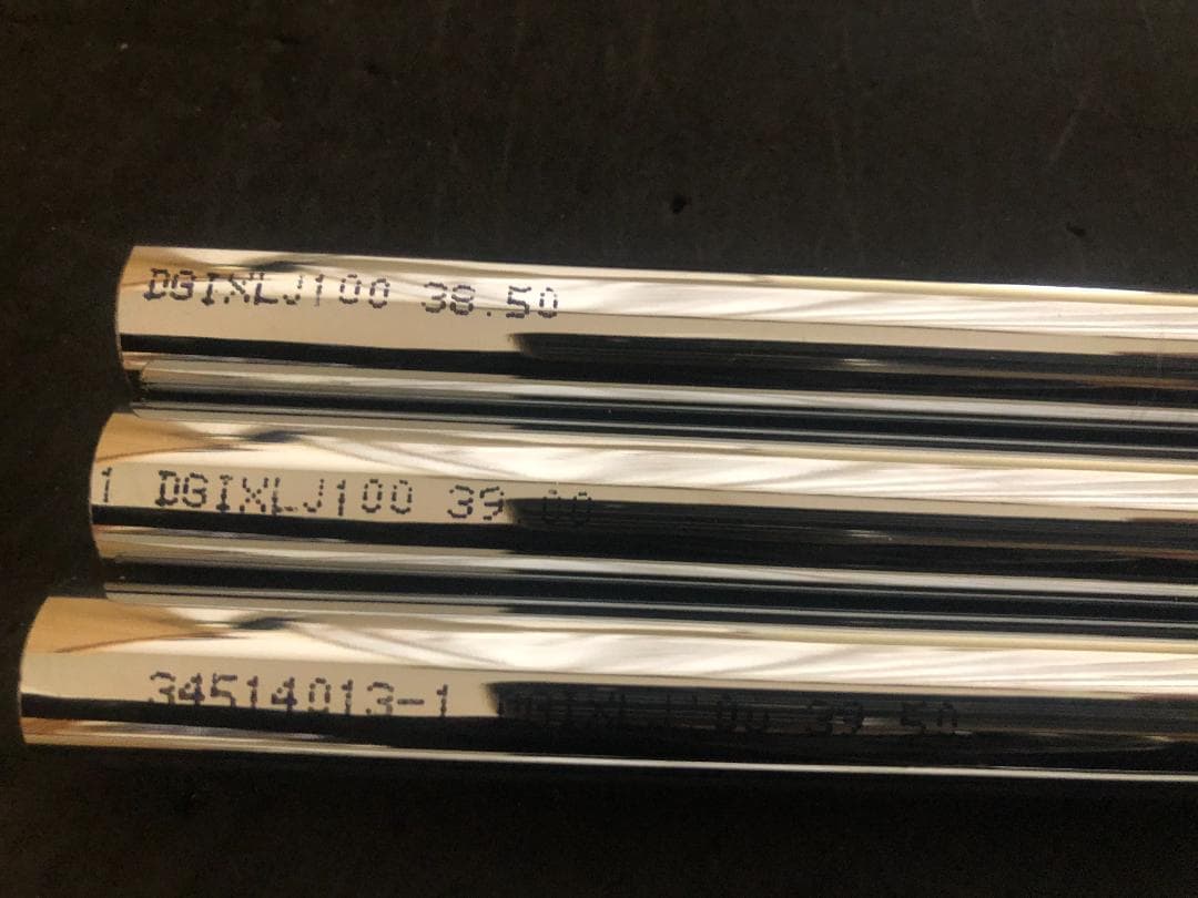 456　D/G　X100/アイアン用シャフト/8本セット