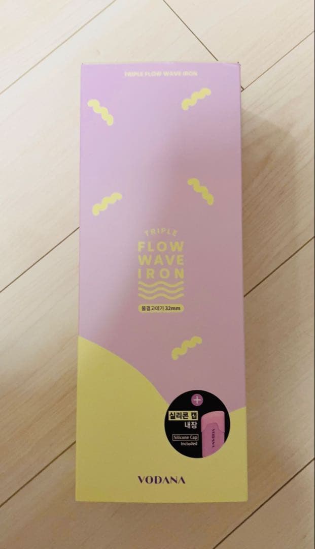 VODANA ウェーブアイロン 32mm (色:バイオレット)