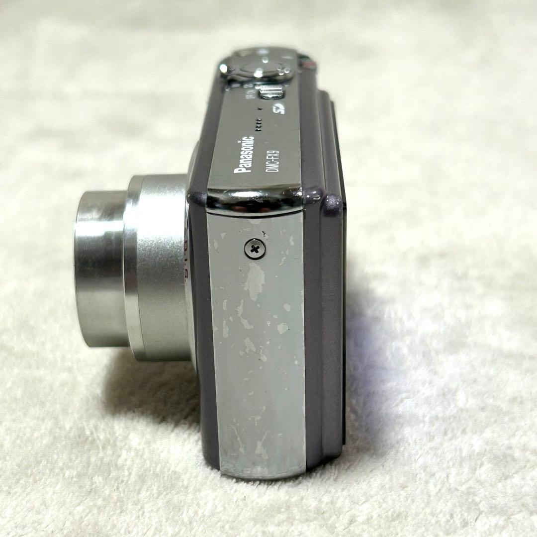 【美品 動作確認済】Panasonic LUMIX DMC-FX9 モーブグレー