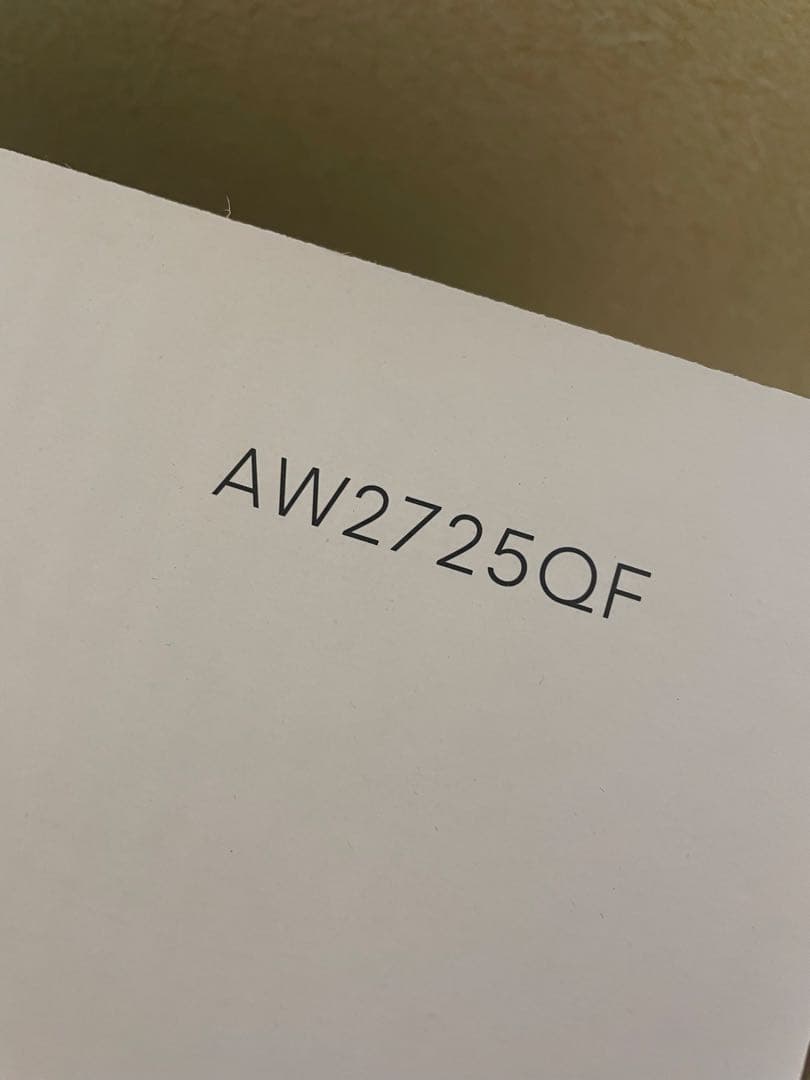 新品AW2725QF ALIENWARE 27インチ 4K ゲーミングモニター