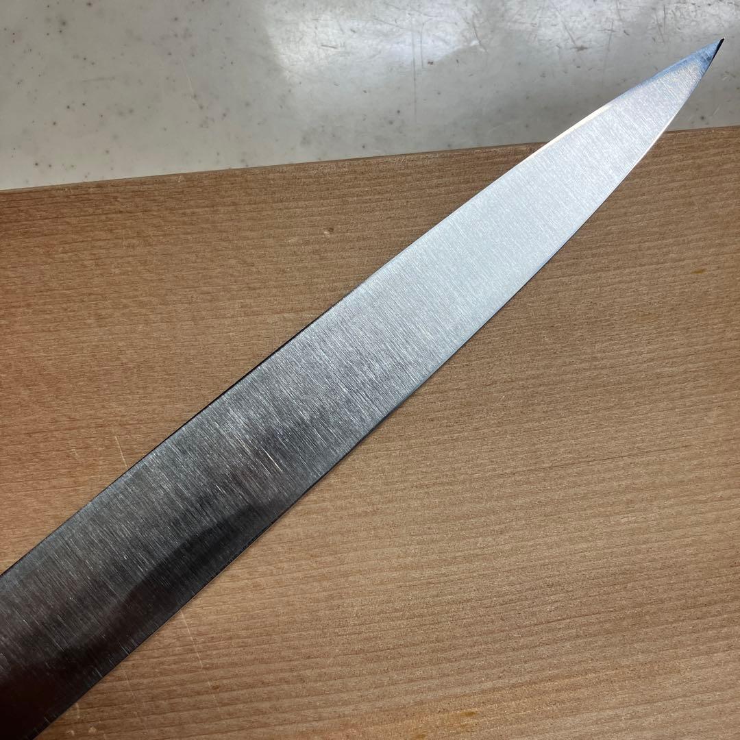 東源正虎？　フグ引き包丁　青鋼　天然砥石で本刃付け済み❗️
