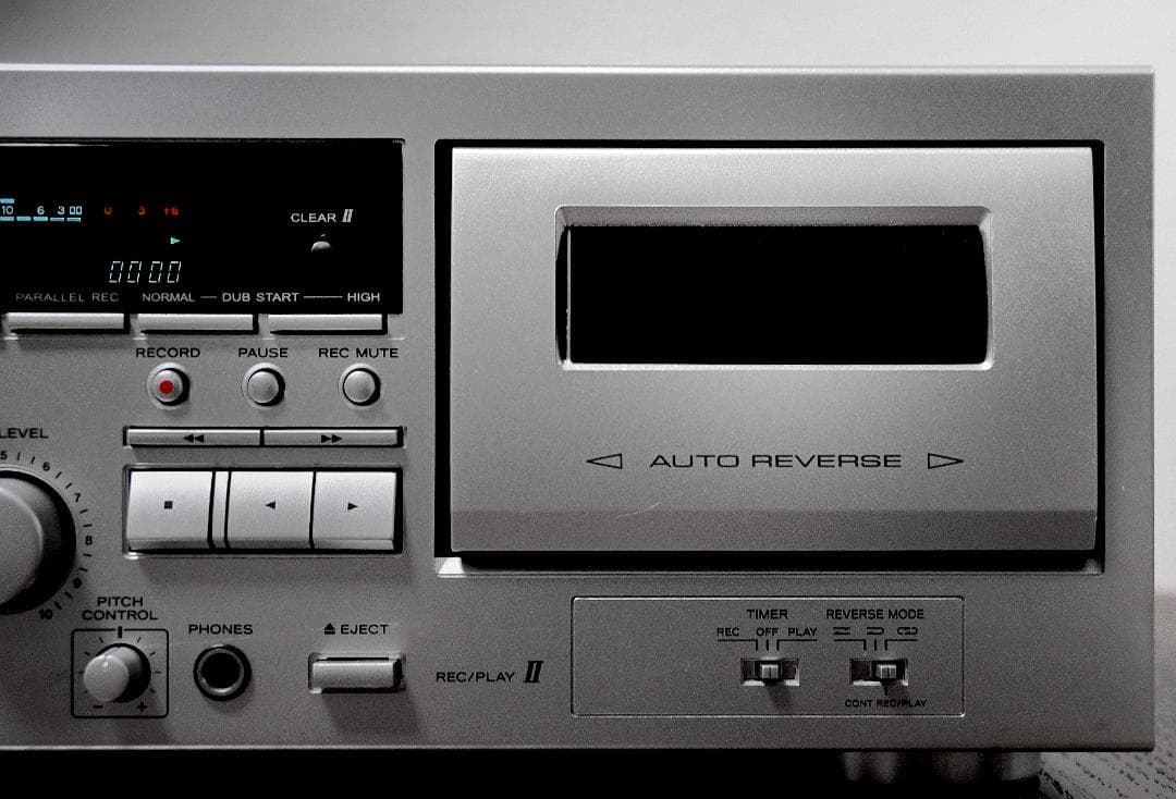 ★TEAC W-890R MKⅡ　録る聴く演奏する！を快適にBGMカセットデッキ