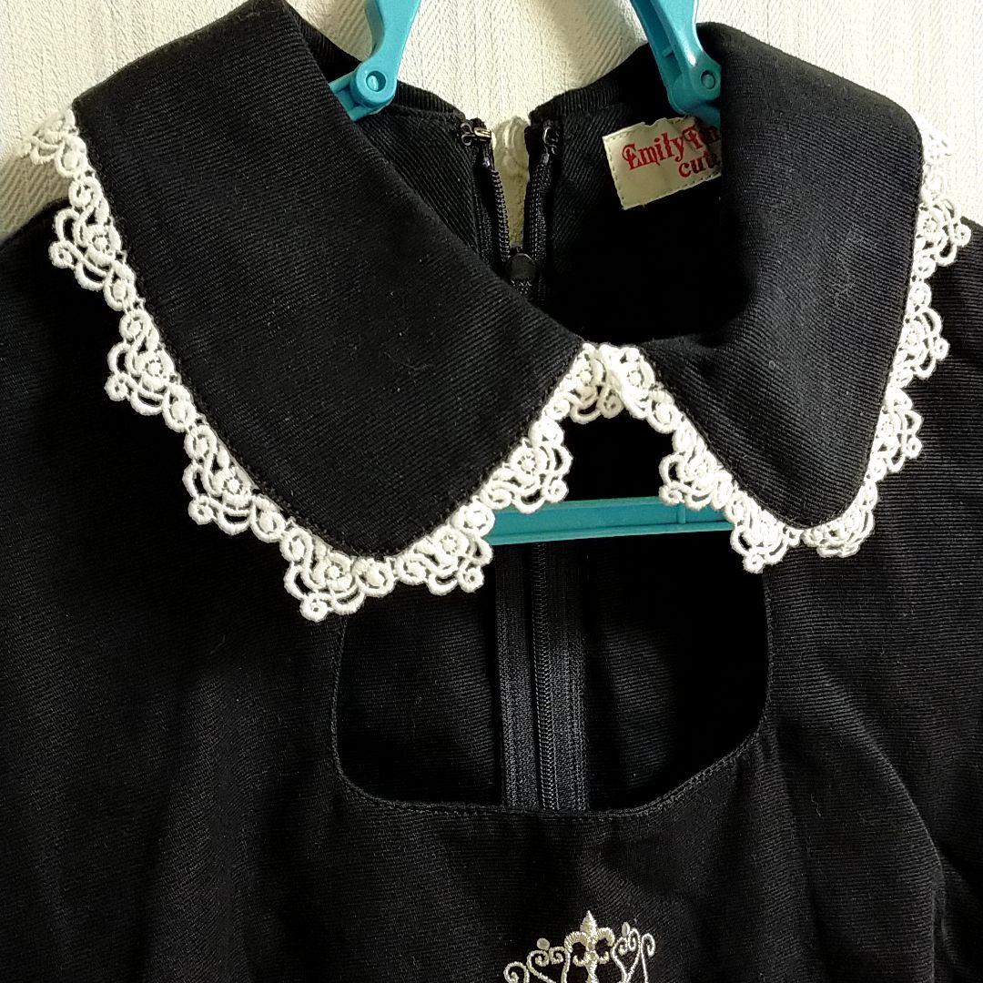 エミリーテンプルキュート　2000s　ゴシックレース王冠ワンピース　ロリータ