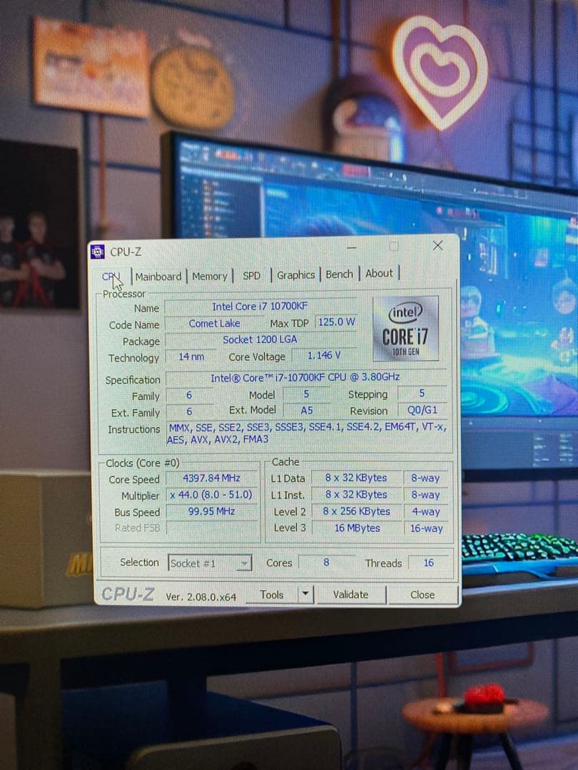 マザーボード EKWB Z590 Glacial + CPU i7 10700kf