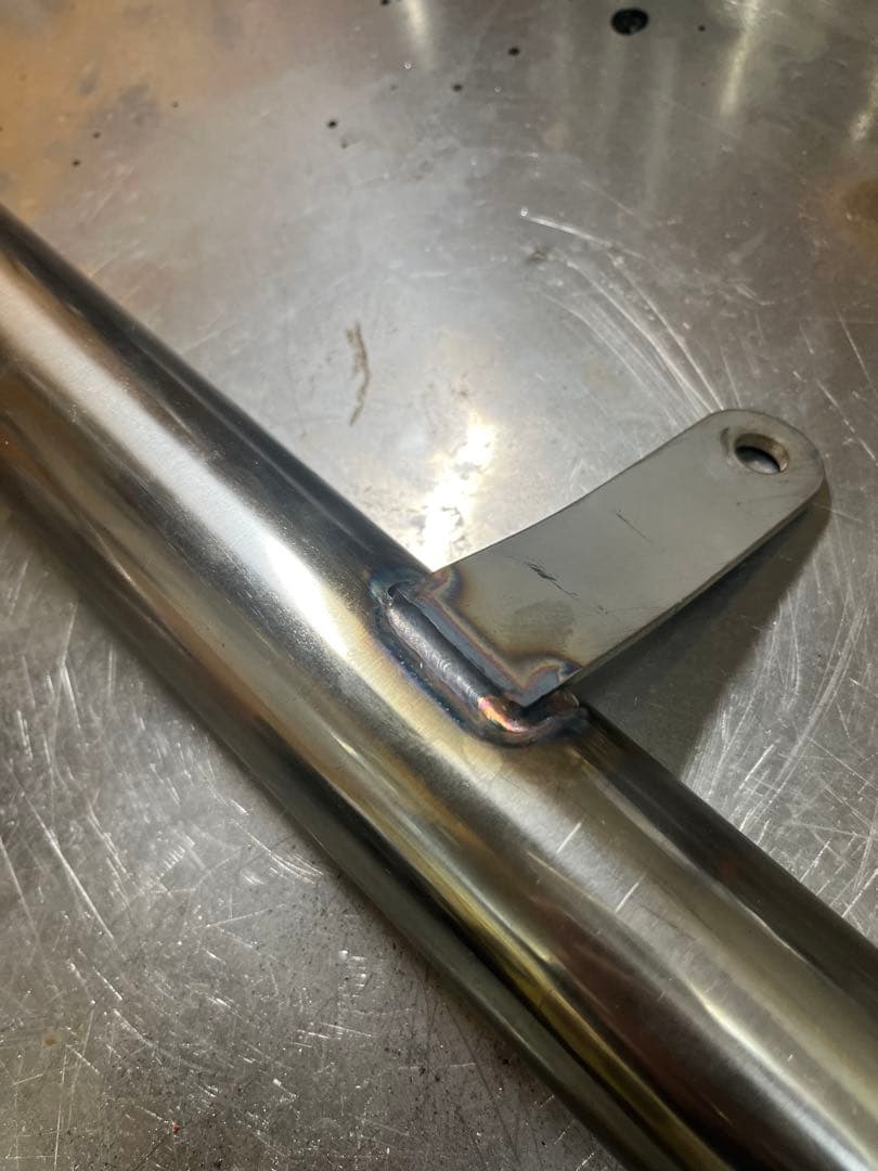 冬セール　エストレア250 ハス切りマフラー　ステンレス製ワンオフ品　チョッパー