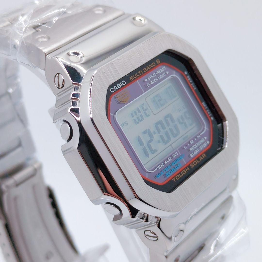 【稼働品】G-SHOCK GW-M5610 カスタム シルバー メタル