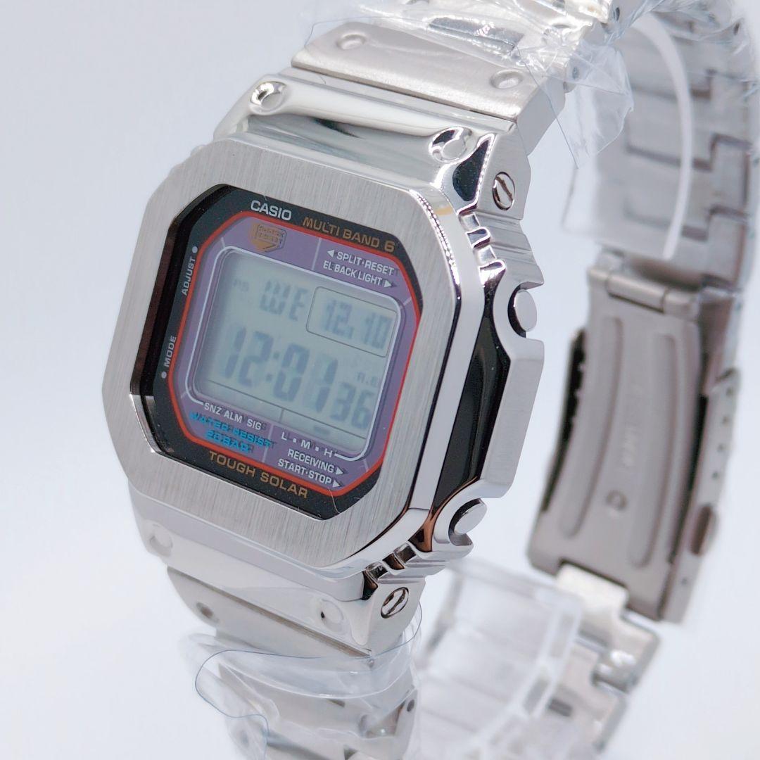 【稼働品】G-SHOCK GW-M5610 カスタム シルバー メタル