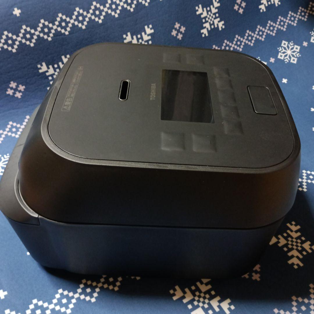 TOSHIBA 真空圧力IH RC-10MGW 炊飯器 5.5合 ブラック