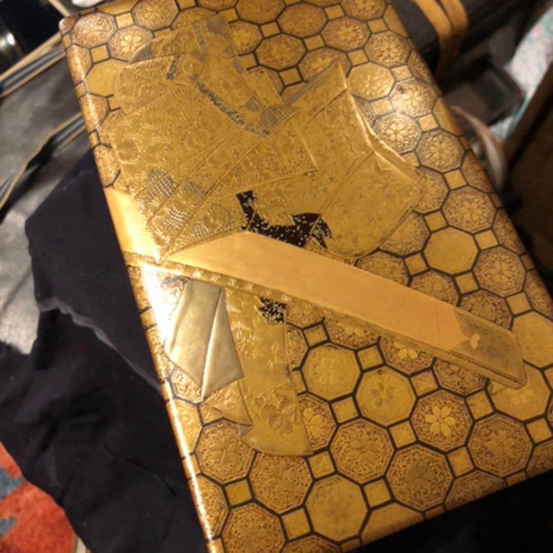 総蒔絵　茶箱　禧尽くし　野立て