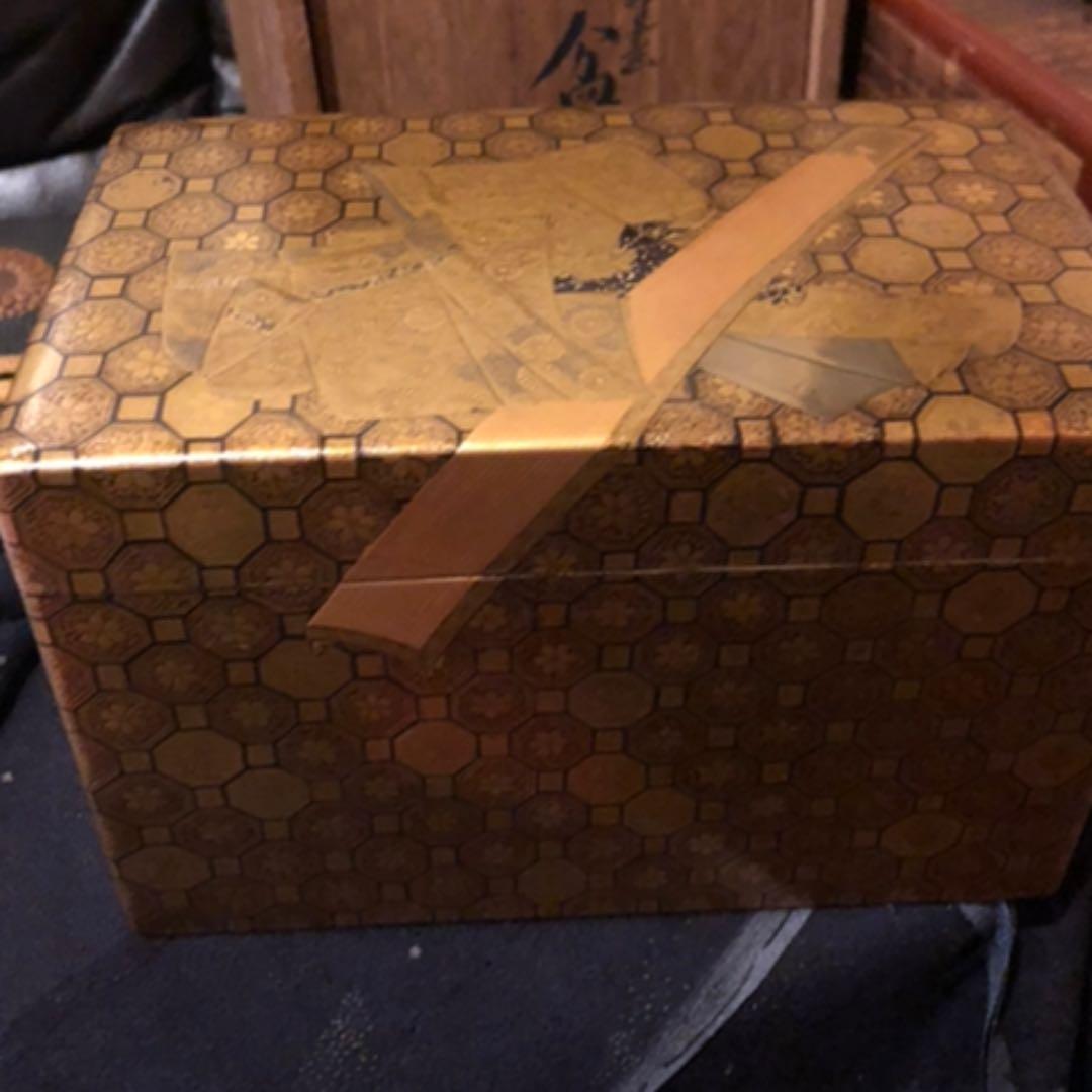 総蒔絵　茶箱　禧尽くし　野立て