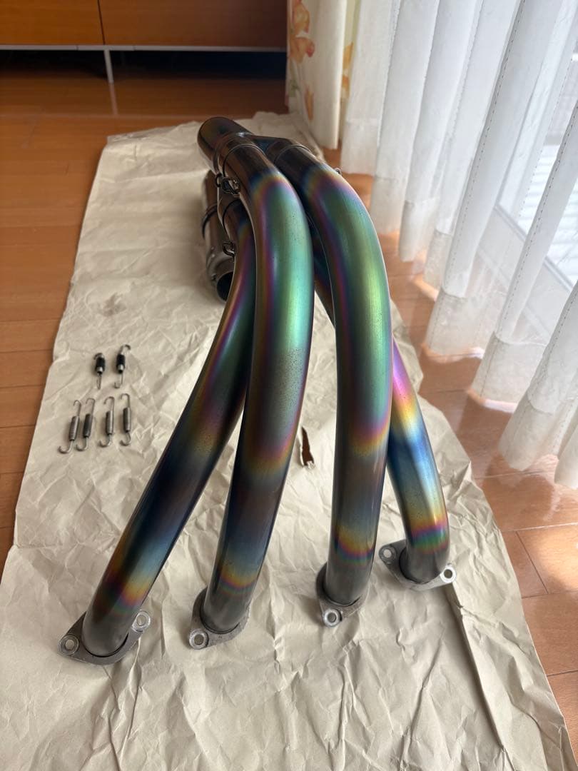 Kawasaki Z1000 チタンエキゾーストパイプ