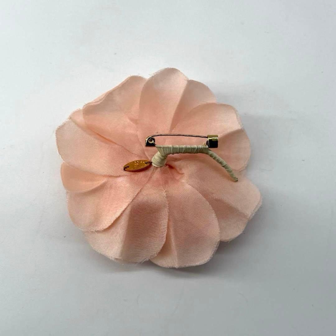 18214✨CHANEL シャネル 花 カメリア コサージュ ピンク