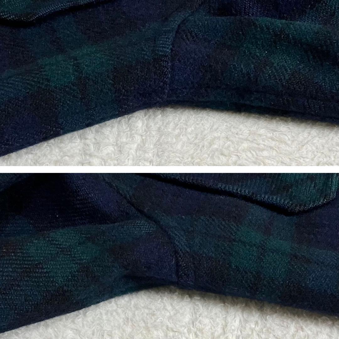 FUKUZO フクゾー　カーコート　ウールジャケット　ブラックウォッチ　L