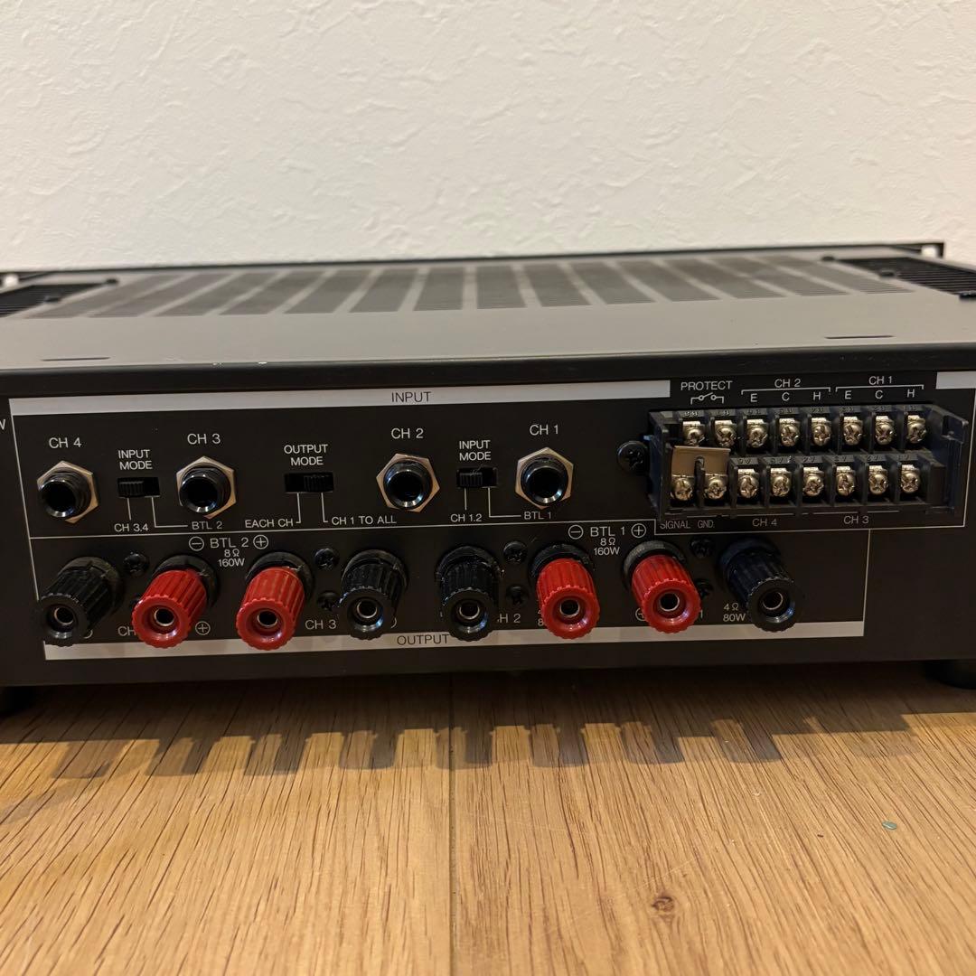 【美品】TOA マルチチャネルパワーアンプ P-60F 動作確認済