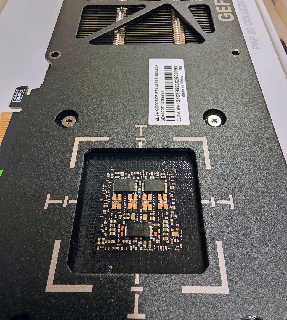 ELSA GeForce RTX4070ti ERAZOR 12GB 保証有り