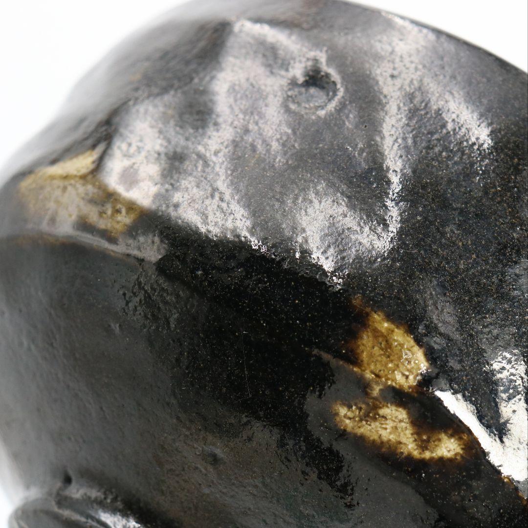 十二代 楽吉左衛門 弘入作 黒茶碗 表千家十四代 而妙斎書付　SX967