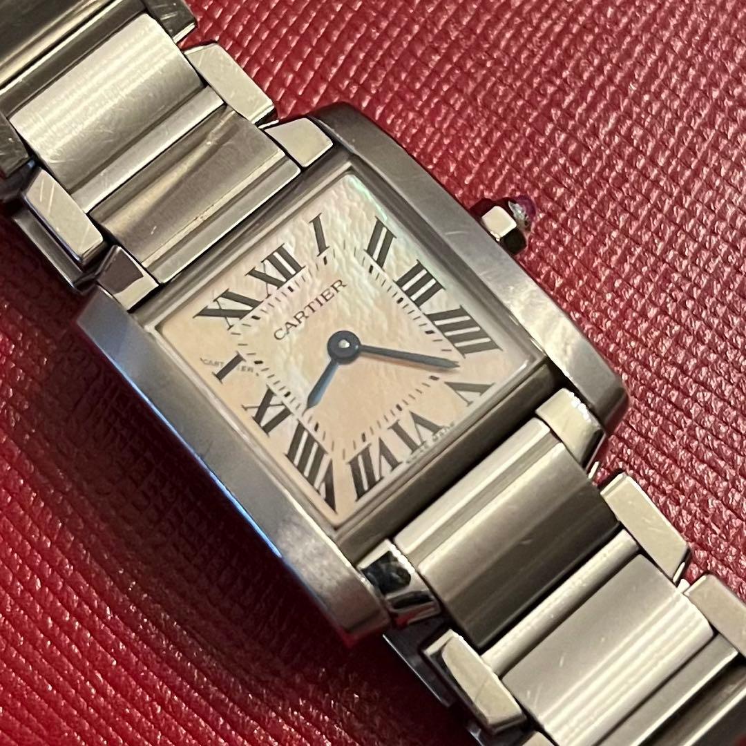 値下げ美品Cartier カルティエタンクフランセーズSM 腕時計指輪ネックレス