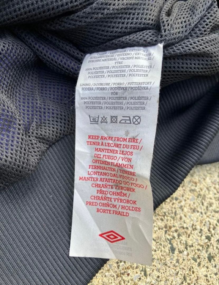 【希少】UMBRO×マンチェスターシティ/トレーニングジャケット/ジャージ2XL