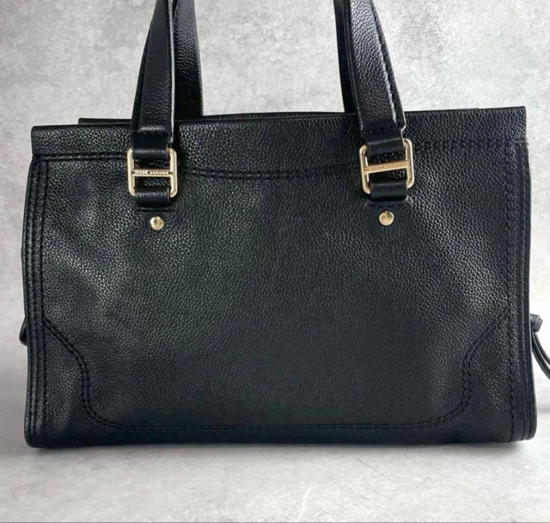 ✨極美品✨マークジェイコブス　クルーザー　サッチェル　2way レザー　ブラック