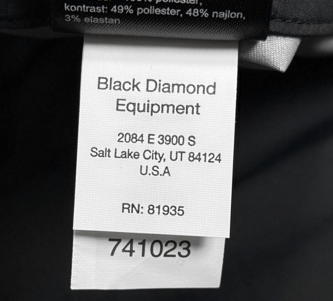 新品 ブラックダイヤモンド リーコン LT ストレッチスノーパンツ US:L