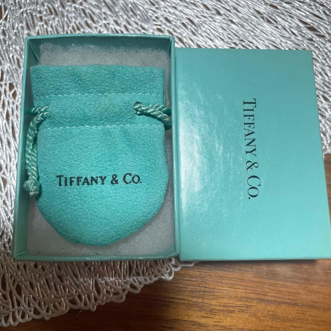 ティファニー　バンブー　シルバー フープ型ピアス(片耳用)