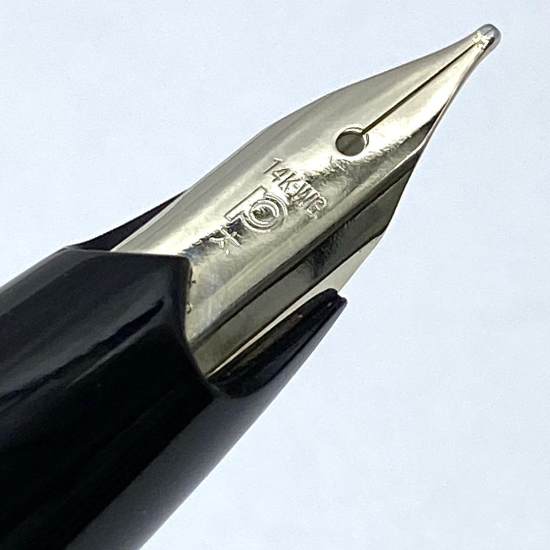 銀製 14KWG プラチナ万年筆 本軸 スターリングシルバー