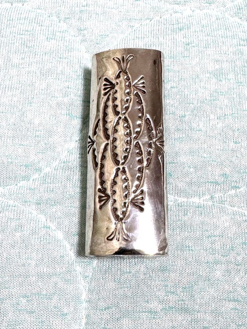 ビンテージ　ナバホ　Navajo ライターケース　ターコイズ　コーラル