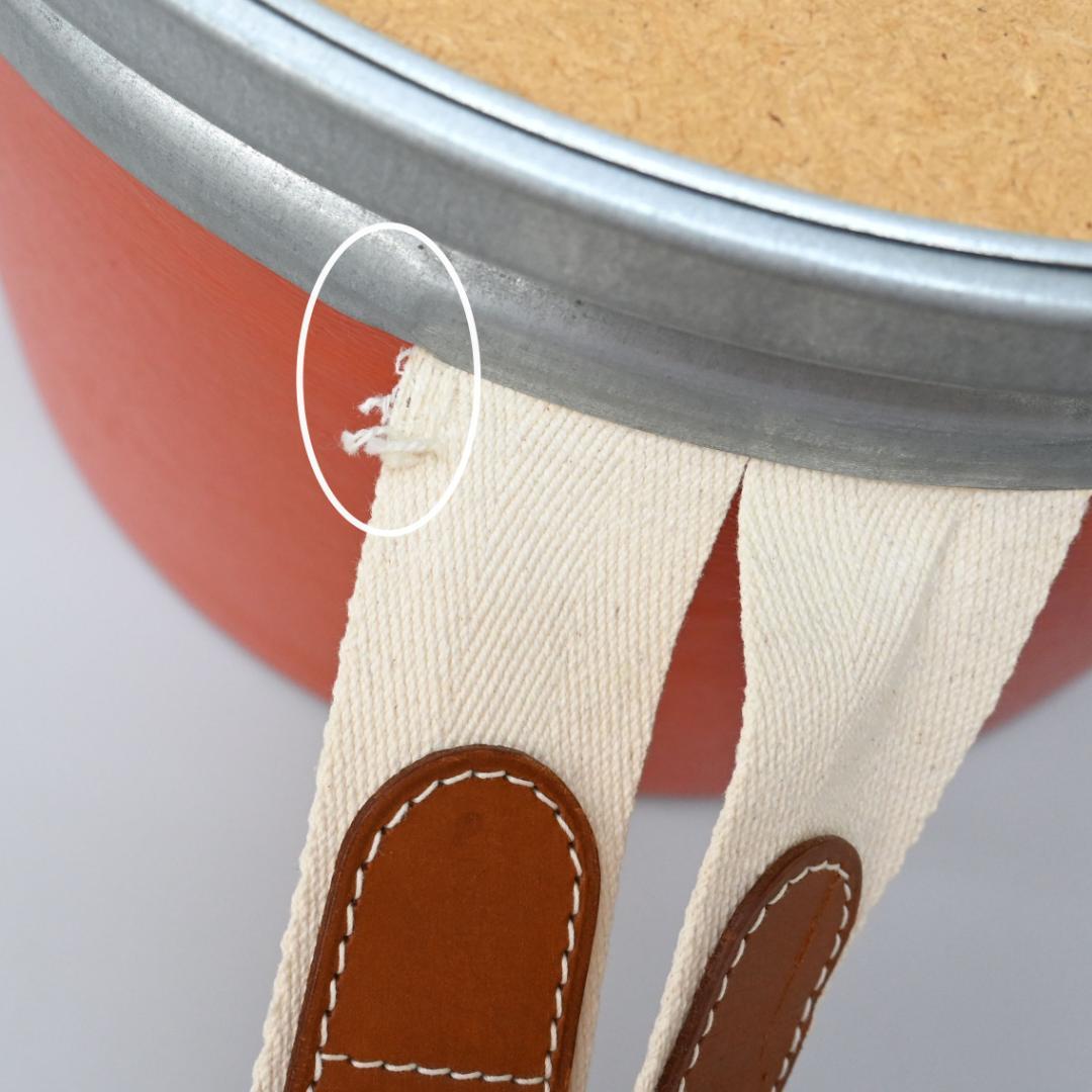 ■ □ 47371★年 エルメス サドルボックス セリエ オレンジ インテリア