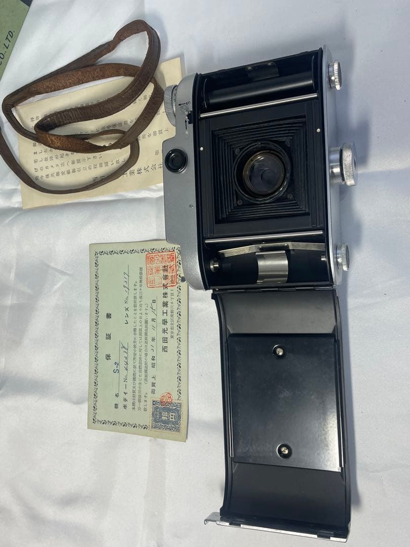 NKK西田光学 ウェスターフィルムカメラ　蛇腹カメラ Wester S-2