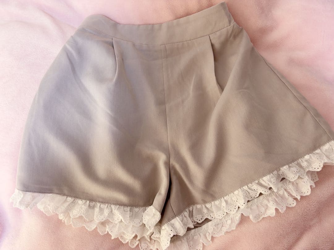 pium チュール切り替えティアードセットアップ グレー