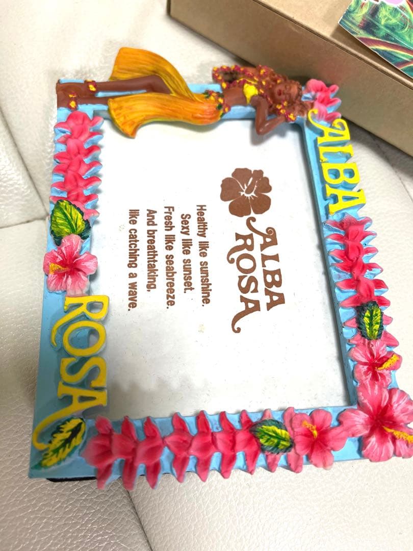 激レア　アルバローザ　フラガール　フォトフレーム　写真立て　新品未使用箱付き