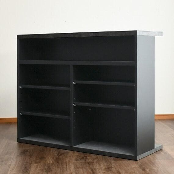 ニトリ セラミック天板 バーカウンター (幅120cm ストレート GY)