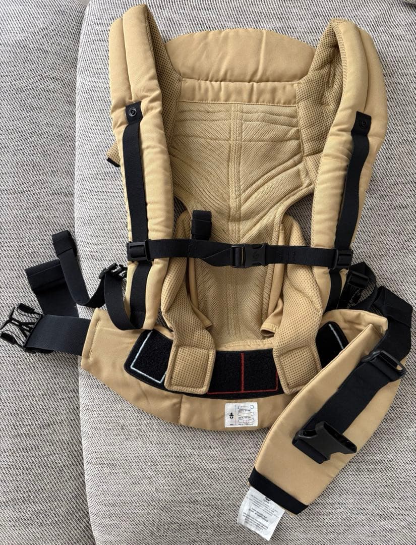 【美品】ergobaby OMNI360 ベージュ　ポーチ付