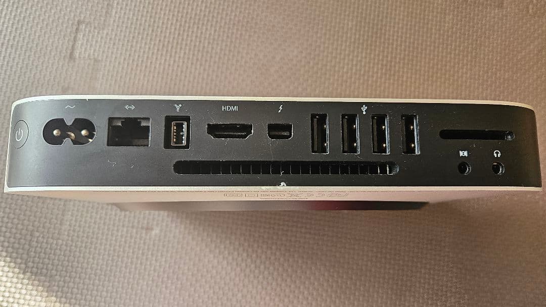 Mac mini (Late 2012) SSD:500GB メモリ:16GB