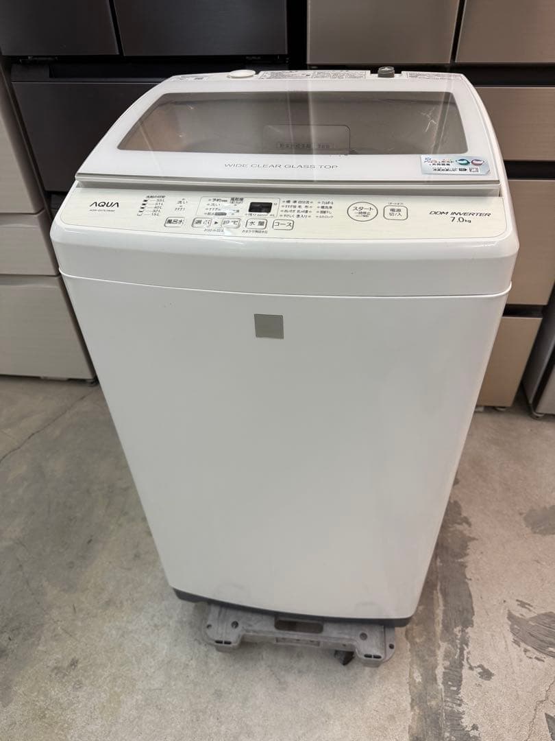 2019年式 7kg AQUA 洗濯機 AQW-GV7E7