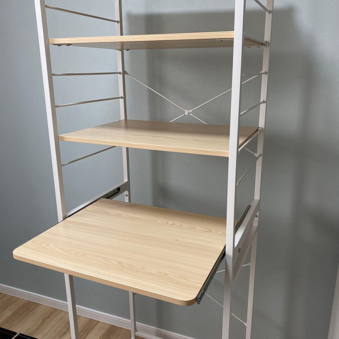 スチールラック ゴミ箱上ラック　4段