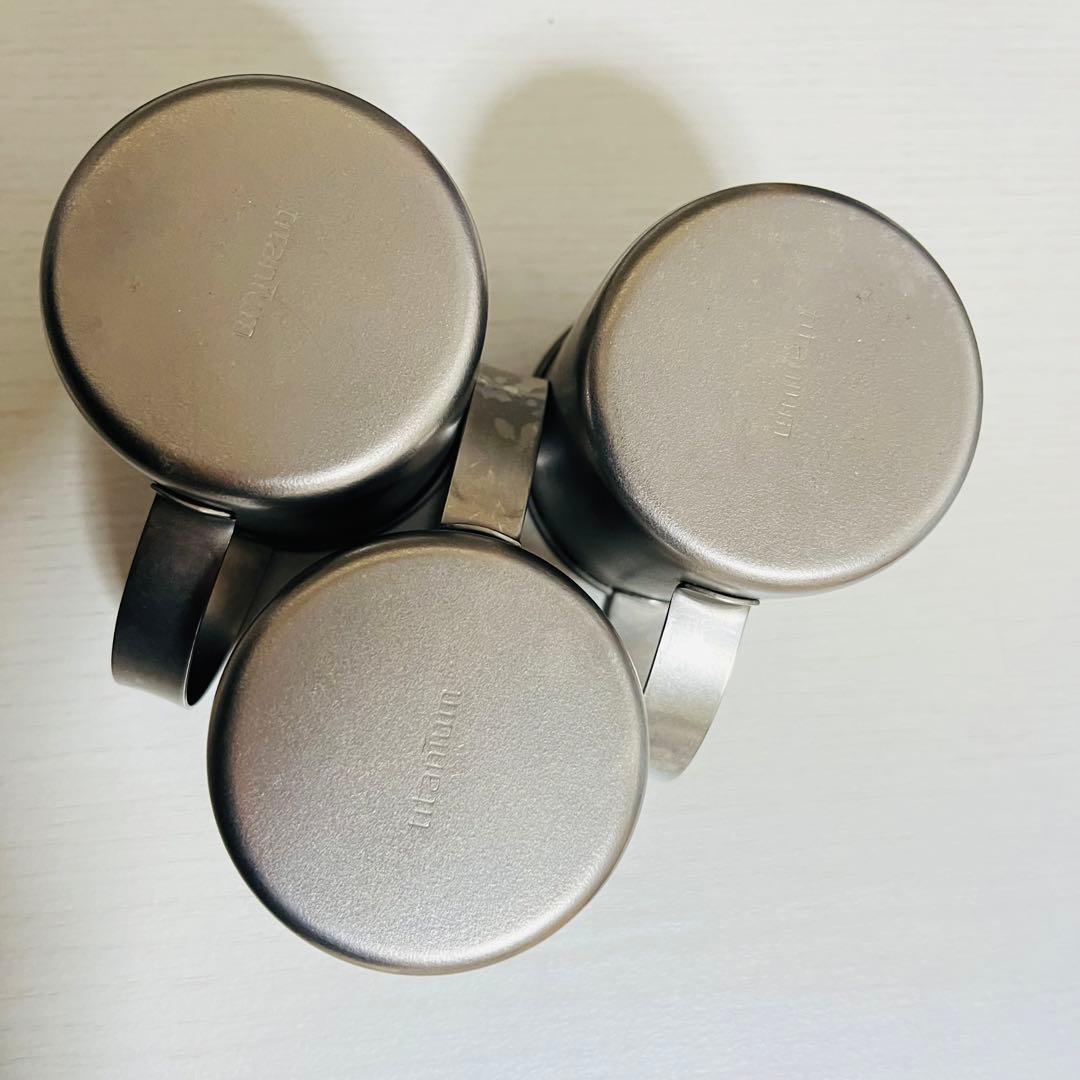 【3個セット✨レア】 peak 廃盤品 固定ハンドル　チタンマグ 220