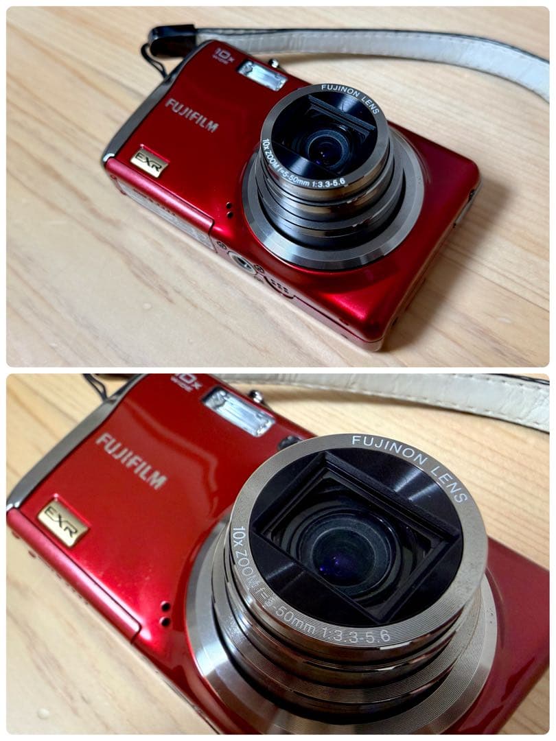 【美品】FUJIFILM デジタルカメラ FinePix F80EXR レッド