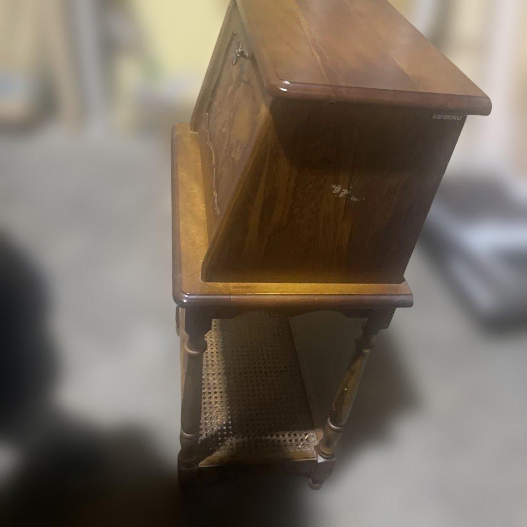 オールドカリモク karimoku スモールライティングビューロー 電話台