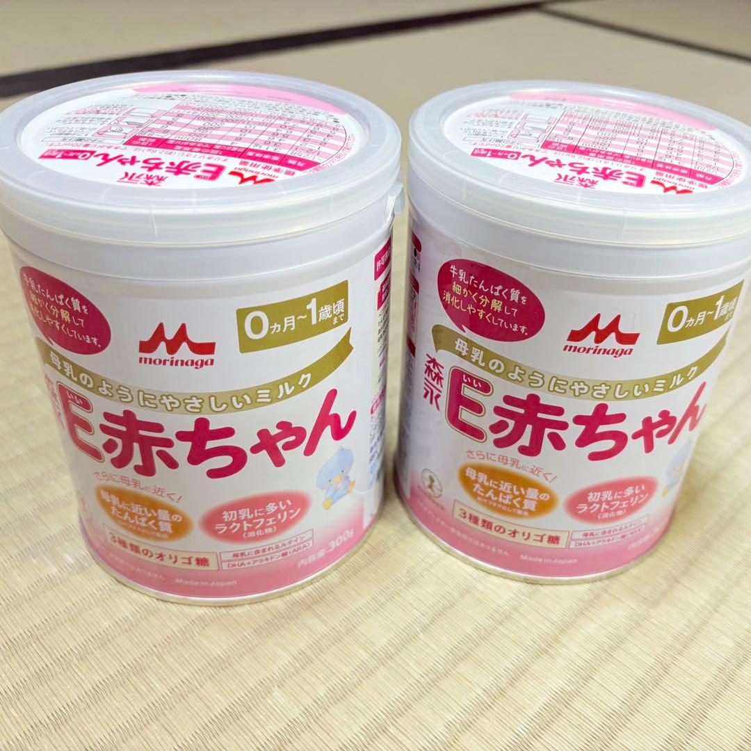 【最終値下げ】森永 E赤ちゃん エコらくパック2箱 小缶2缶