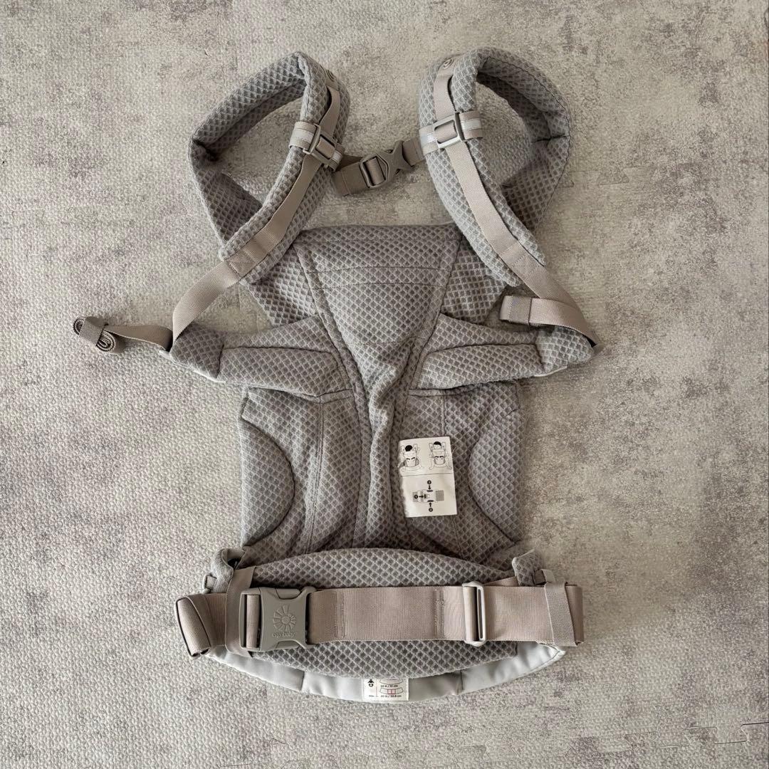 【値下げ不可】エルゴベビー　抱っこ紐 オムニブリーズ　パールグレー