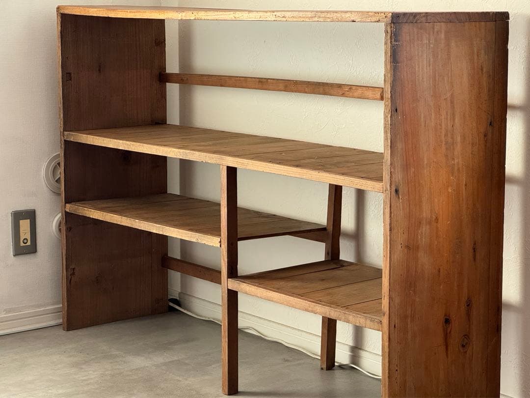 ヴィンテージ　サイドボード　ウッドシェルフ