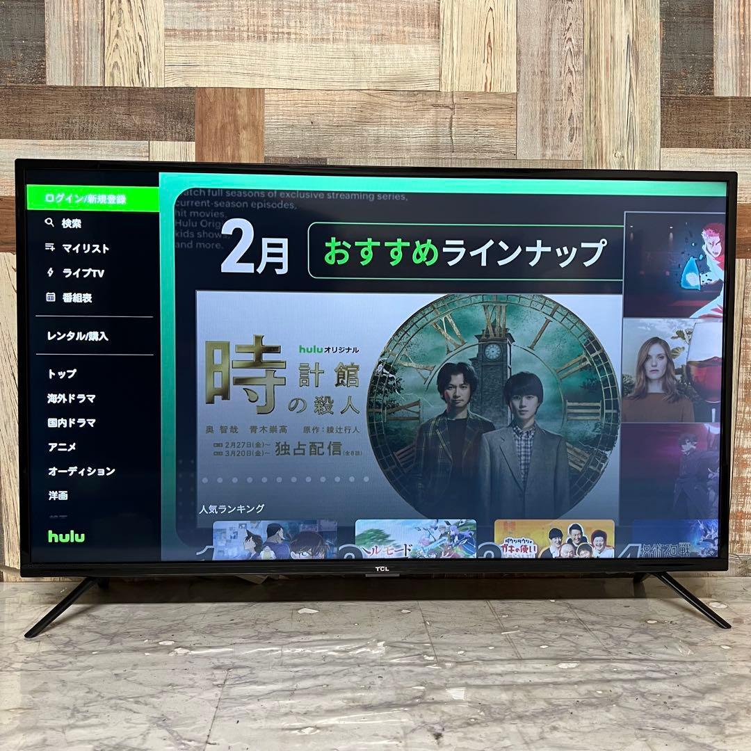 即日受渡❣️全国送料込TCL40型液晶テレビ スマートテレビネット動画アプリ搭載