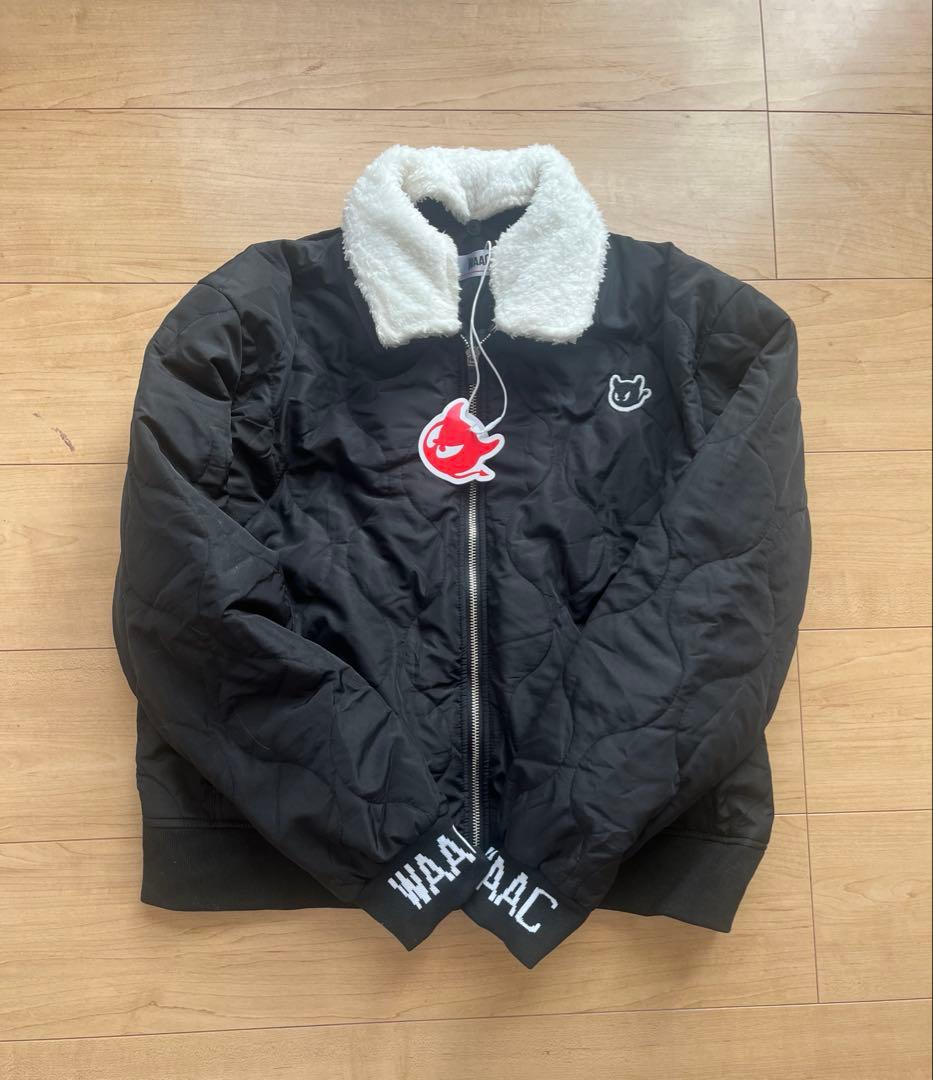 【新品】WAAC キルティングブルゾン　黒