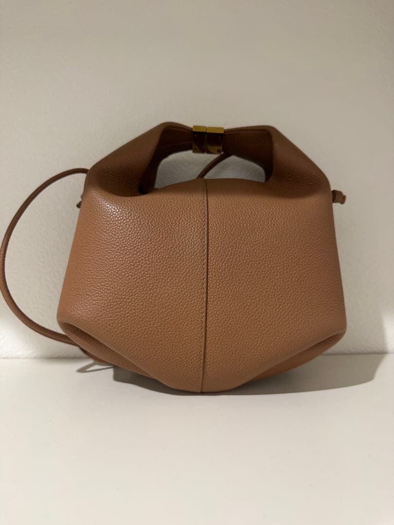 POLÈNE Béni ブラウン ショルダーバッグ