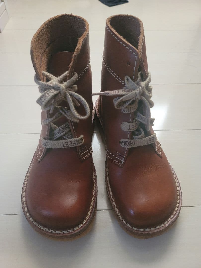 duckfeet danske ブラウン レザー ワークブーツ サイズ38